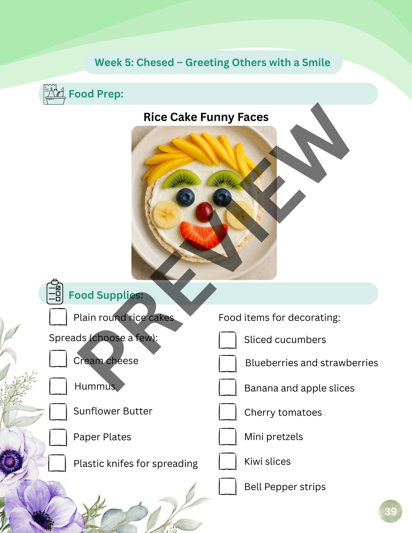 Mitzvos Garden Week 5: Chesed – Greeting Others with a Smile