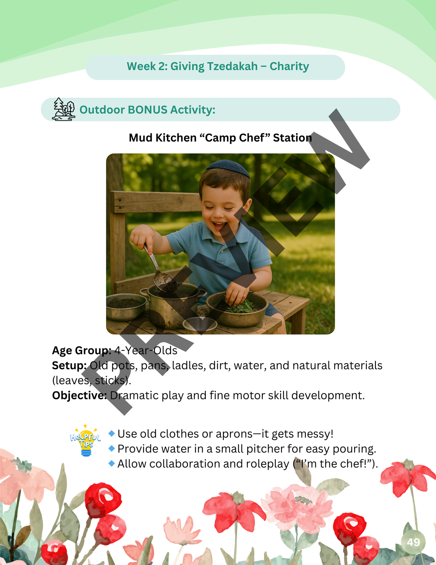 Mitzvos Garden Week 2: Giving Tzedakah – Charity